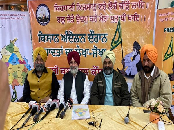 Members of the council addressing the mediapersons at Chandigarh on Sunday.