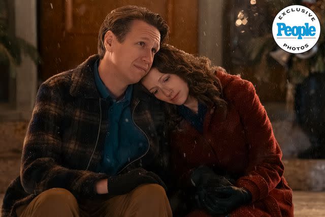 <p>Allan Fraser</p> Pete Holmes and Judy Greer in "The Best Christmas Pageant Ever"