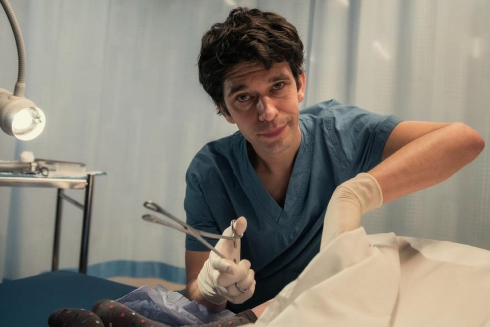 Ben Whishaw in This Is Going to Hurt (BBC/Sister/AMC/Anika Molnar)