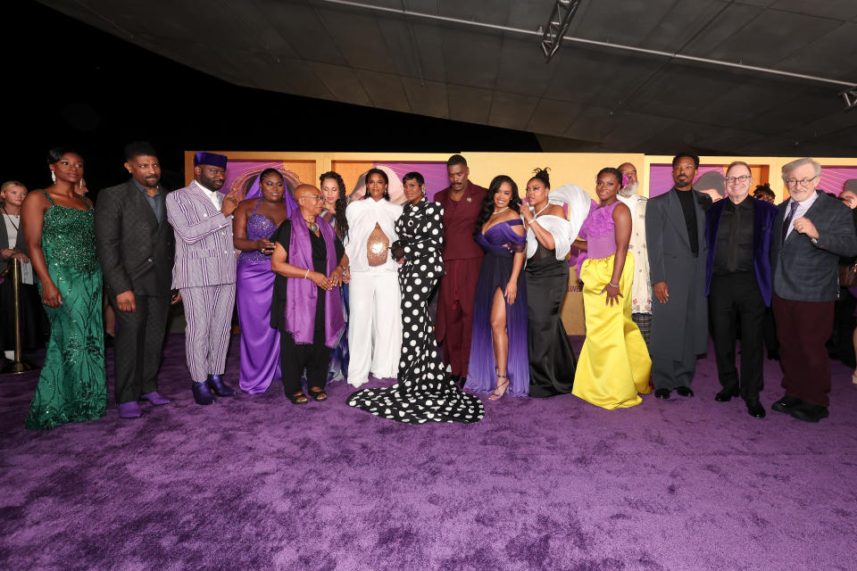 Adetinpo Thomas, Deon Cole, Brenda Russell, Blitz Bazawule, Danielle Brooks, Alice Walker, Alicia Keys, Ciara and Fantasia Barrino-Taylor, Colman Domingo, Gabriella Wilson aka H.E.R., Taraji P. Henson, Phylicia Pearl Mpasi, David Alan Grier, Corey Hawkins, Scott Sanders and Steven Spielberg