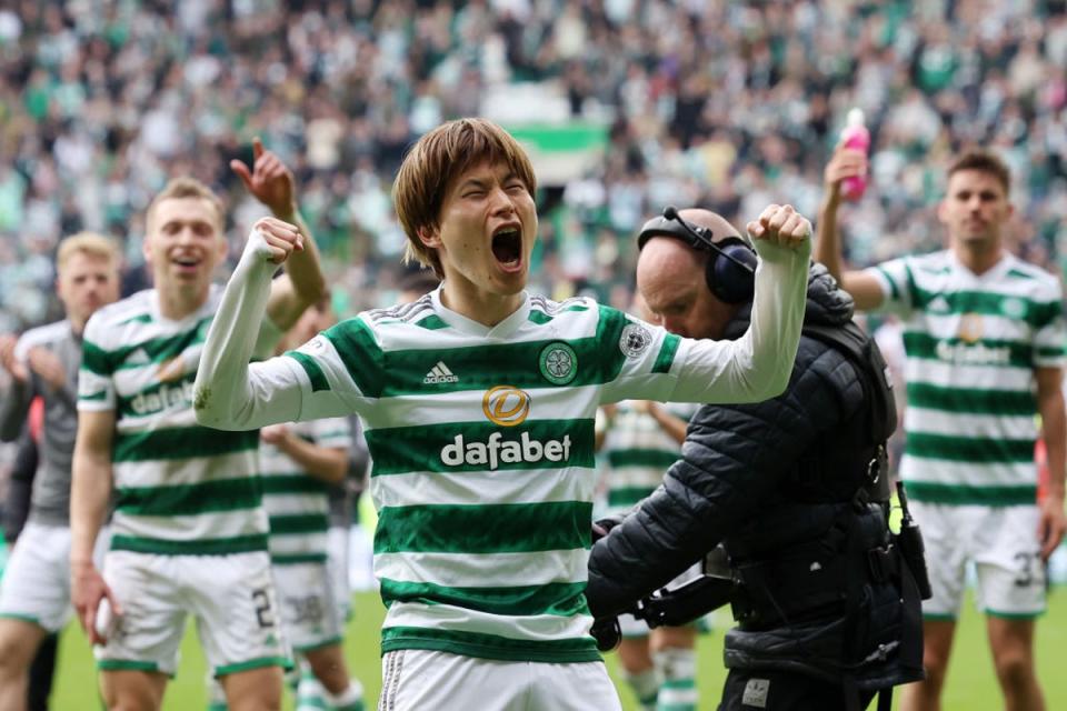 Kyogo Furuhashi is the jewel in Celtic’s crown (Getty Images)