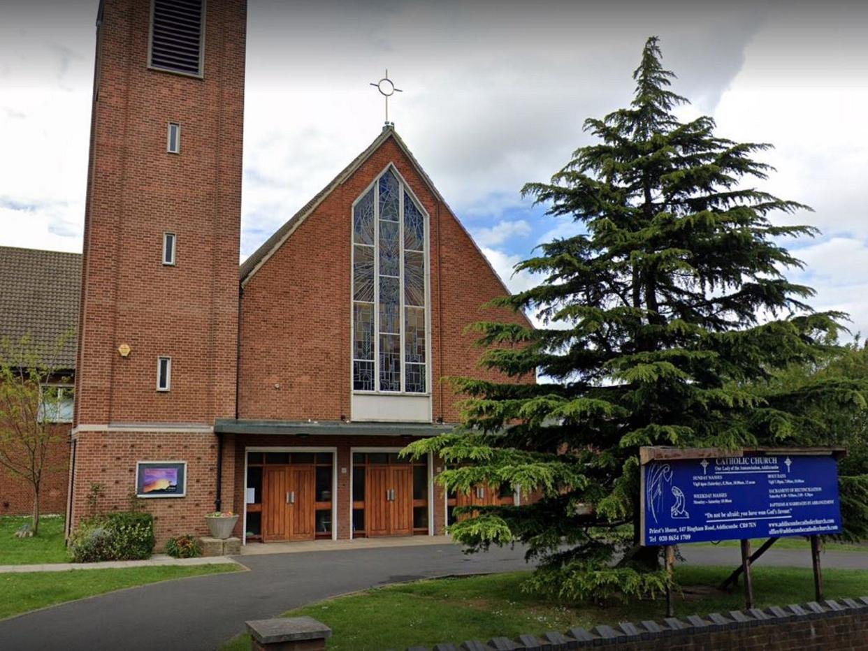 Our Lady of the Annunciation Church, in Croydon, south London: Google