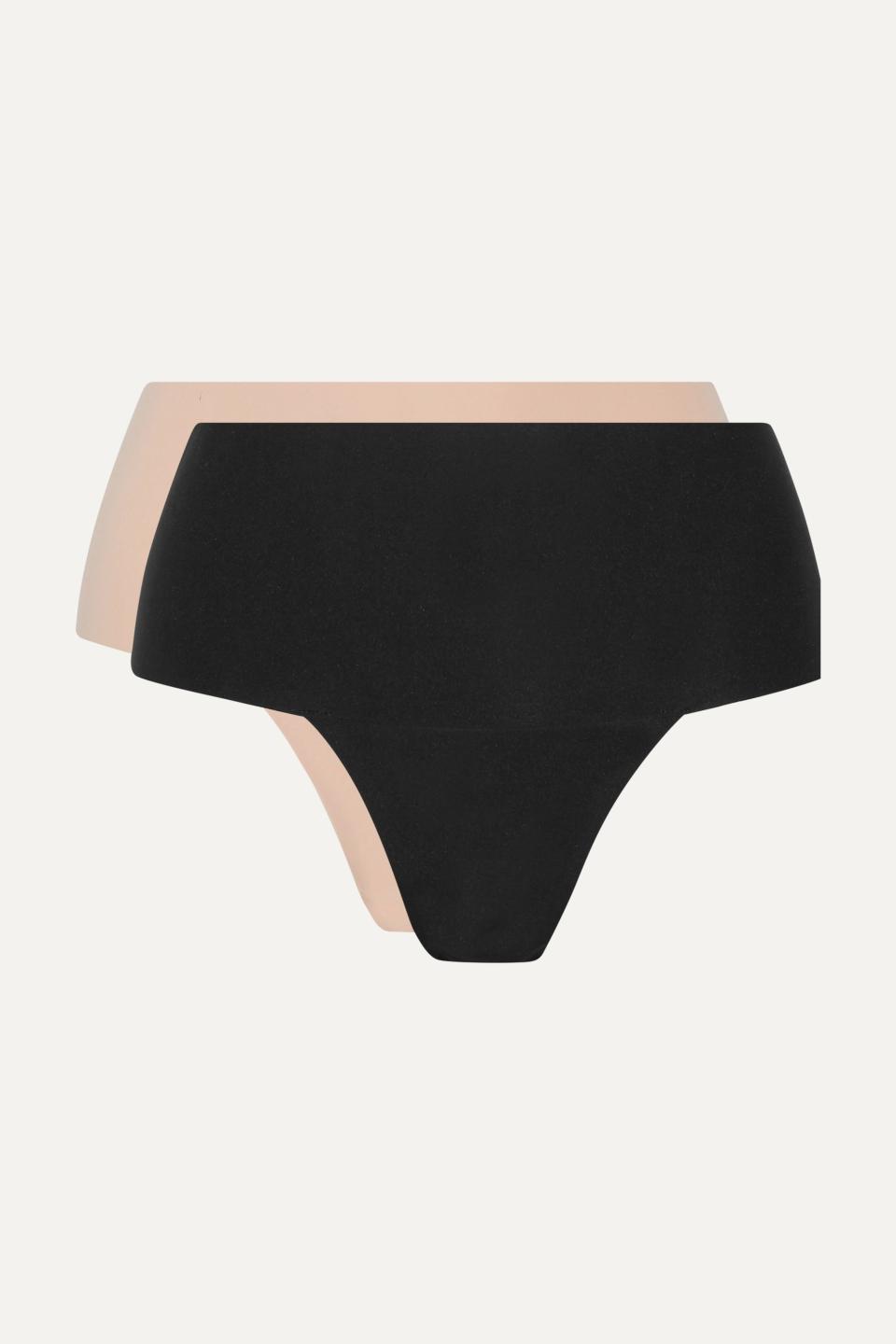 Undie-tectable Stretch-Jersey Thongs (Set)