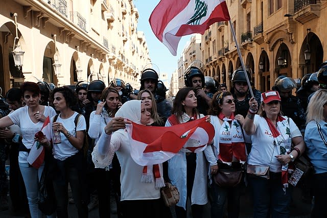 The fierce protester: Lebanon: