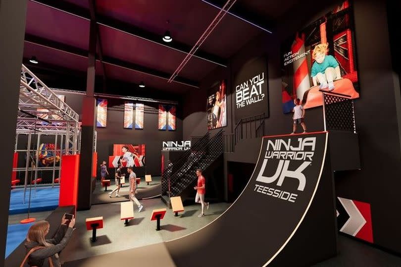 How the Ninja Warrior UK Teesside park will look