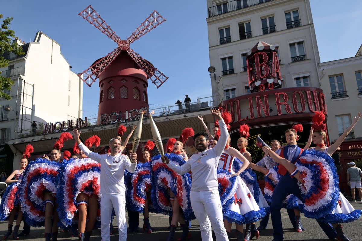 Olympic flame 2024 which famous torchbearers have had the honour this