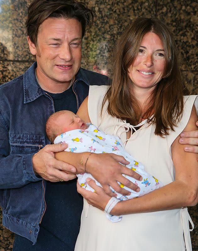 Jools gave birth in early August. Source: Getty