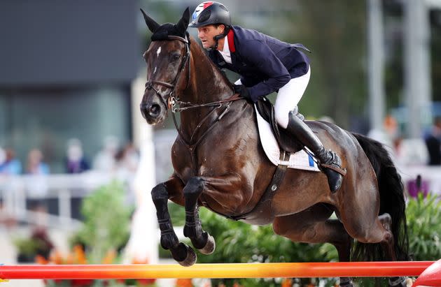 Emmenée par Nicolas Touzaint, l'équipe de France d'équitation a remporté la médaille de bronze au concours complet par équipes aux Jeux olympiques de Tokyo. (Photo: MOLLY DARLINGTON / Reuters)