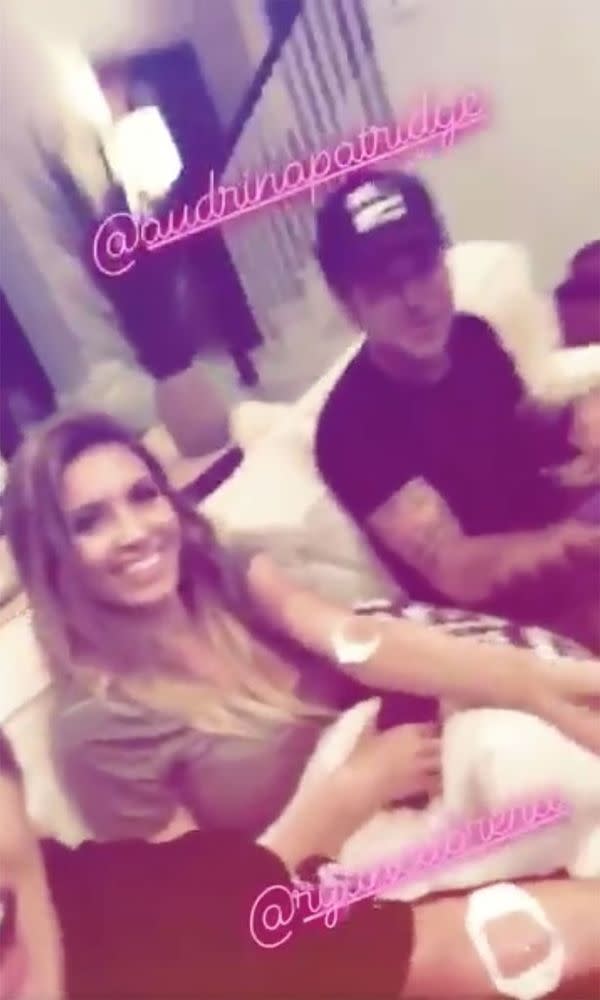 Audrina Patridge and Ryan Cabrera