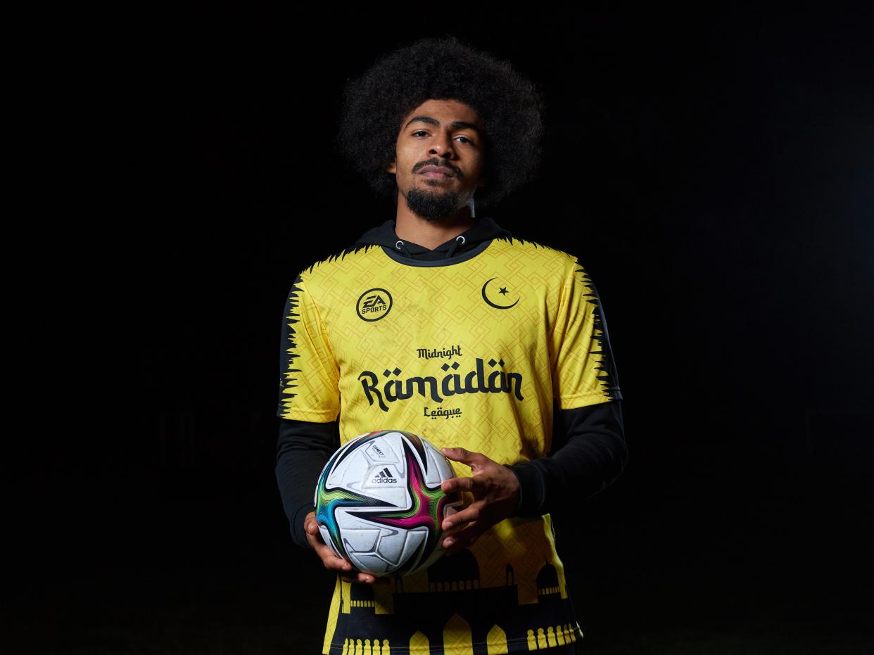 Hamza Choudhury is helping to promote the Midnight Ramadan League (Matthew Pover)