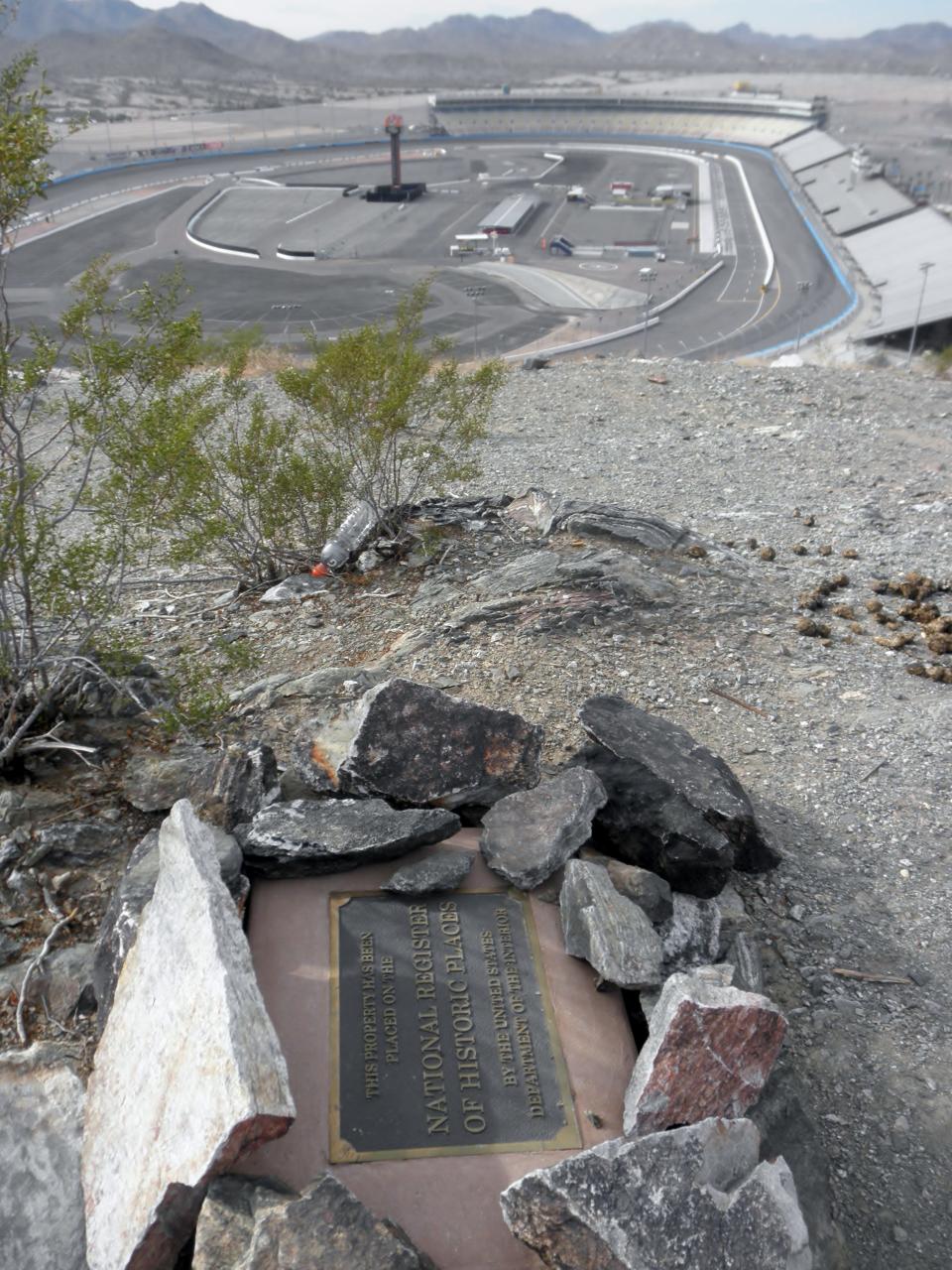 Phoenix International Raceway as seen from Monument Hill.