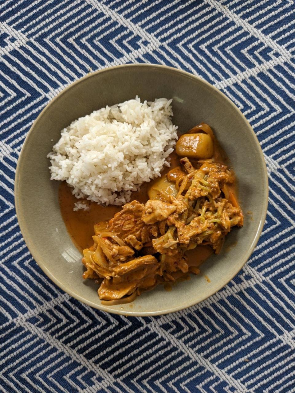 The massaman curry from Rosewood, in Oakley.