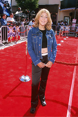 Alysha Antonio, the winner of a contest to perform a song on the Pokemon soundtrack, at the Mann's Village Theater premiere of WB's Pokemon: The Movie 2000