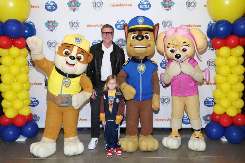 Getty Images for Spin Master Dean McDermott and son Beau at PAW Patrol event