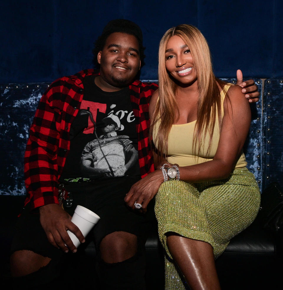 Brentt Leakes and NeNe Leakes attend The Linnethia Lounge Grand Opening on May 28, 2021 in Duluth, Georgia. / Credit: Prince Williams/Wireimage