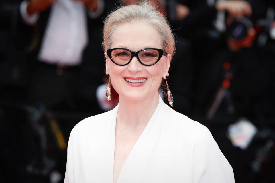 <p>Laurent KOFFEL/Gamma-Rapho via Getty </p> Meryl Streep at the Cannes Film Festival May 14