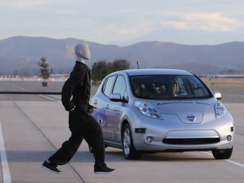 nissan tests self-driving autonomous car