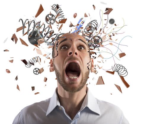 <span class="caption">Luckily stress doesn't do this to you!</span> <span class="attribution"><a class="link " href="https://www.shutterstock.com/image-photo/stressed-businessman-broken-mechanism-head-screams-346270295?src=evUsXfvat4ezZWXs6r_guQ-2-35" rel="nofollow noopener" target="_blank" data-ylk="slk:from www.shutterstock.com;elm:context_link;itc:0;sec:content-canvas">from www.shutterstock.com</a></span>