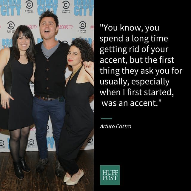 "Broad City" star Arturo Castro didn't just get frank about what the casting process is like for Latino actors in Hollywood -- he also turned the tables.&nbsp;On&nbsp;<a href="https://www.youtube.com/watch?v=LGdtBU7K90U" target="_blank" data-beacon="{&quot;p&quot;:{&quot;mnid&quot;:&quot;entry_text&quot;,&quot;lnid&quot;:&quot;citation&quot;,&quot;mpid&quot;:14}}">"Flip the Script with Liz Plank"</a>, Castro&nbsp;held a fake audition and told&nbsp;white actors to act "whiter" to show why asking Latinos to lean into stereotypes is wrong. Watch the full prank&nbsp;<a href="http://www.huffingtonpost.com/entry/broad-city-star-asks-actors-to-act-whiter-to-make-an-important-point_564c8723e4b08cda348b8862" data-beacon="{&quot;p&quot;:{&quot;mnid&quot;:&quot;entry_text&quot;,&quot;lnid&quot;:&quot;citation&quot;,&quot;mpid&quot;:15}}">here</a>.