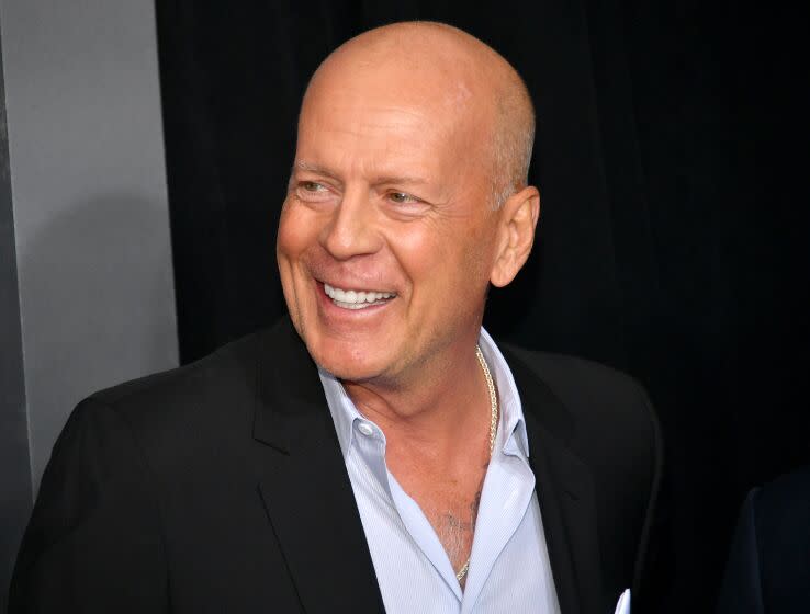 January 2019 photo of Bruce Willis attending the "Glass" premiere in New York City.
