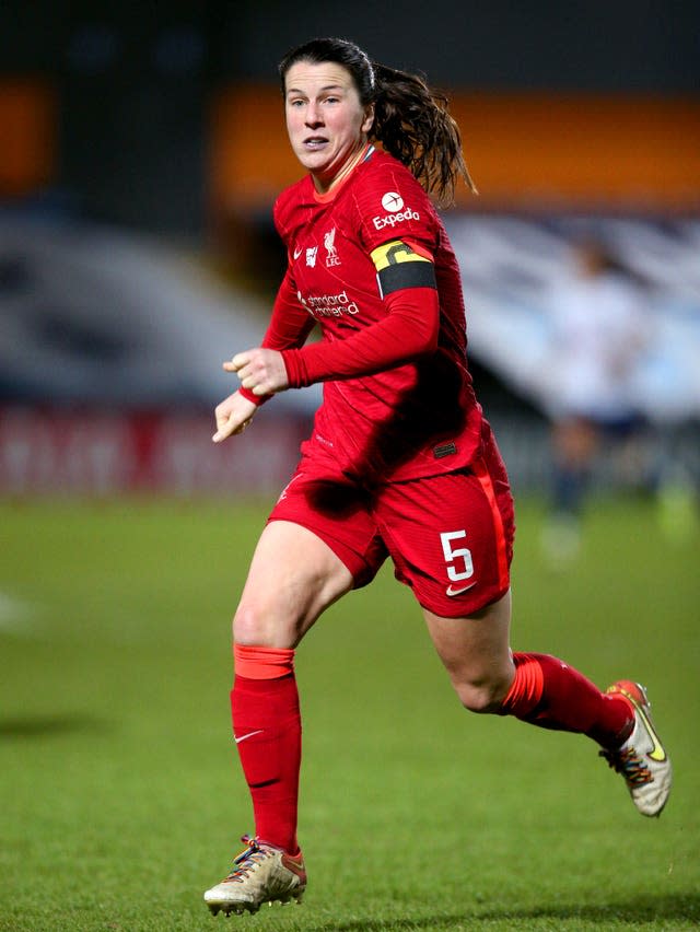 Liverpool captain Niamh Fahey 