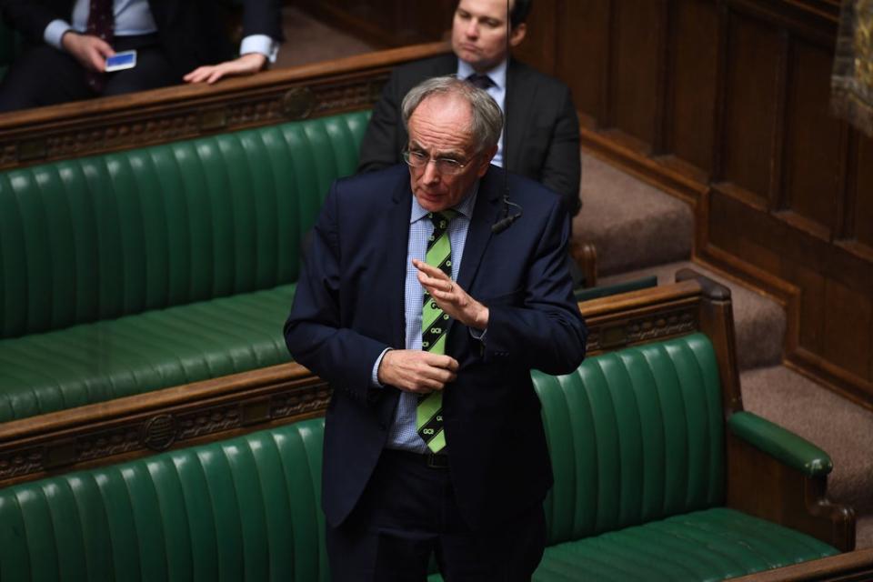 Tory MP Peter Bone hit out at the decision to schedule a Government statement during Private Members’ time (Jessica Taylor/PA) (PA Media)