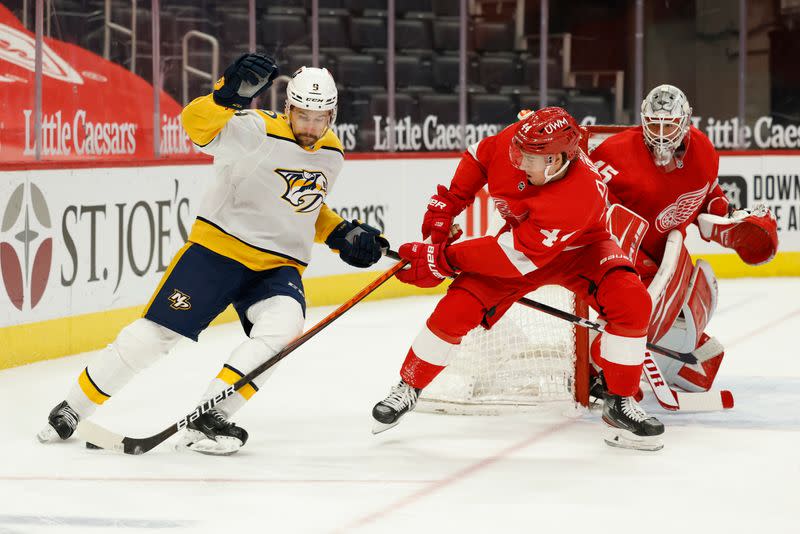 NHL: Nashville Predators at Detroit Red Wings