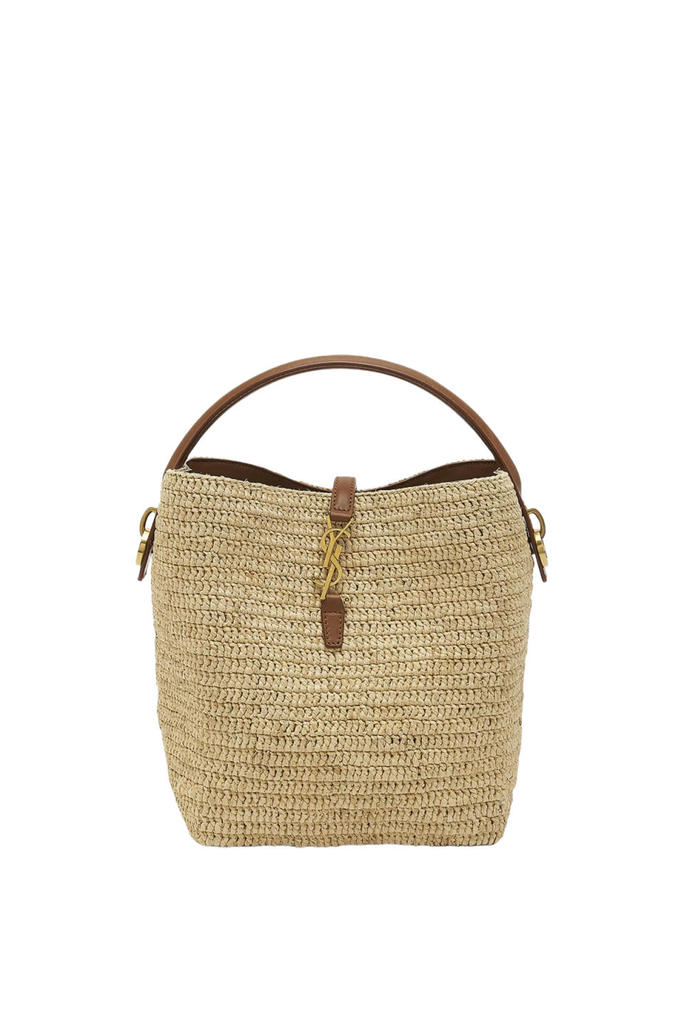 Le 37 Raffia Bucket Bag