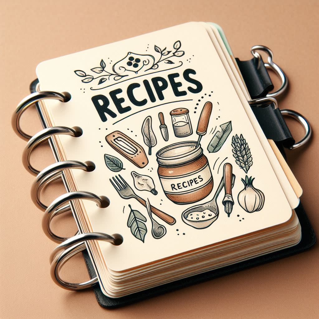 homemade recipe book