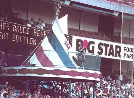 Chief Noc-A-Homa was a mainstay in the Braves' leftfield bleachers for 20 years.