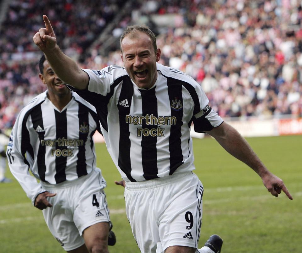 <p>Alan Shearer became the top goalscorer for his hometown club, Newcastle United, in 2006 by beating legend Jackie Milburn. </p>