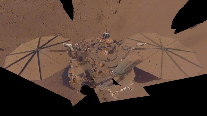 InSight's final selfie on Mars.