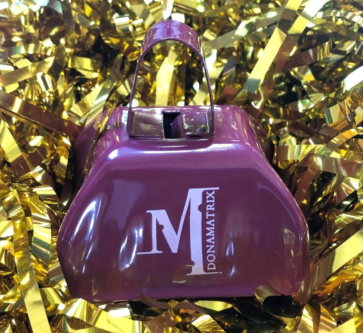 Cowbell provided to guests at private Pre-Donamatrix Day brunch hosted by Petersburg native Celebrity Fitness Trainer Don 'DB Donamatrix' Brooks.