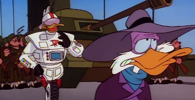 A still from Disney's Darkwing Duck. (Disney)