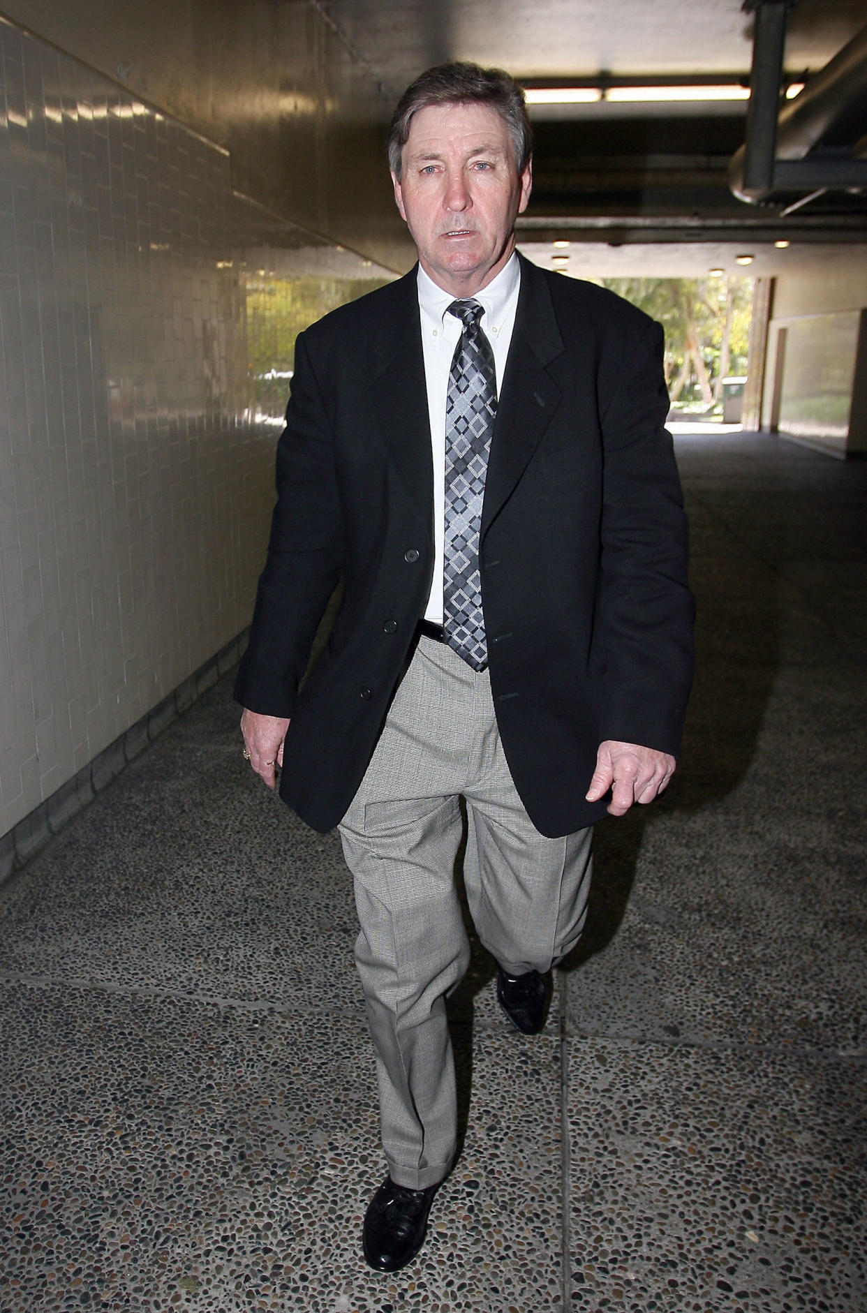 Britney Spears' father, Jamie Spears leaves the Los Angeles County Superior courthouse on March 10, 2008. The divorce between Spears and Kevin Federline and their battle for custody of their children has already cost the singer about a million dollars, Spear's lawyer Stacy Phillips said on March 10, 2008, and called on the presiding judge in the case to limit the allowance Spears has had to give Federline to pay his lawyers to 175,000 dollars, warning she was not an 