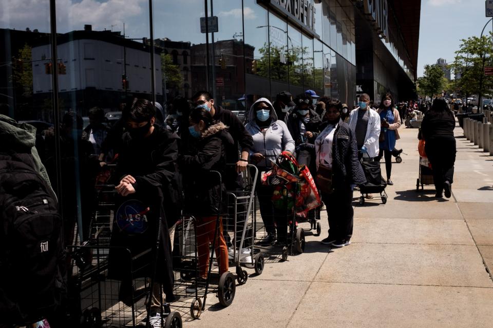 People facing financial stress waiting for food donations in Brooklyn: EPA