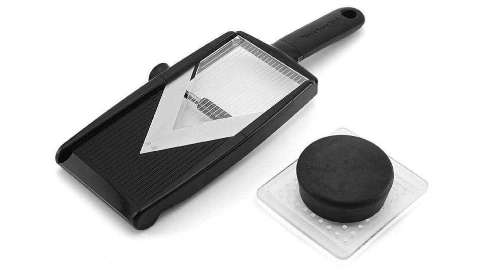 This mandoline slicer is no joke.