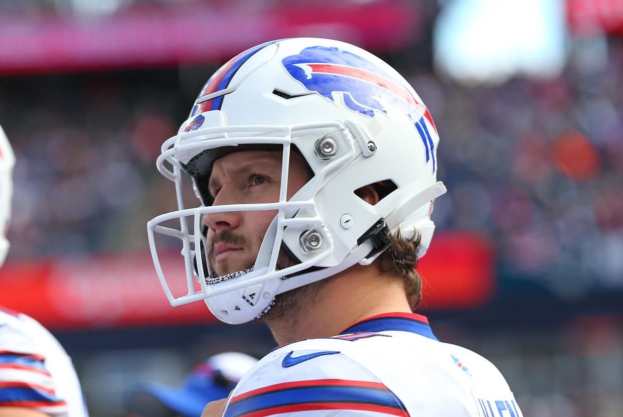 Josh Allen and the Buffalo Bills took a really bad loss on Sunday. (Photo by M. Anthony Nesmith/Icon Sportswire via Getty Images)