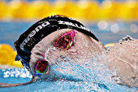 <p>Poul Zellmann of Germany competes in the men’s 1500m Freestyle final during the FINA Swimming World Cup at OCBC Aquatic Centre on November 19, 2017 in Singapore. (Photo by Suhaimi Abdullah/Getty Images) </p>