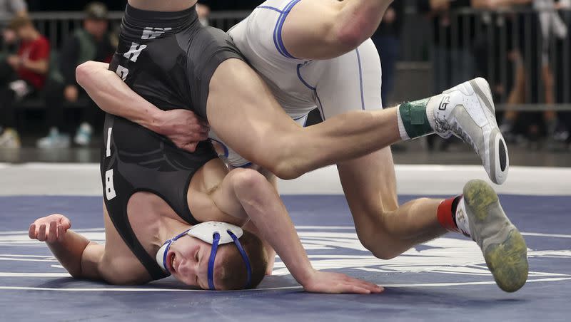 Bingham’s Banks Love and Fremont’s Logan Hancey are both participants in the upcoming All-Star Duals this week at UVU.