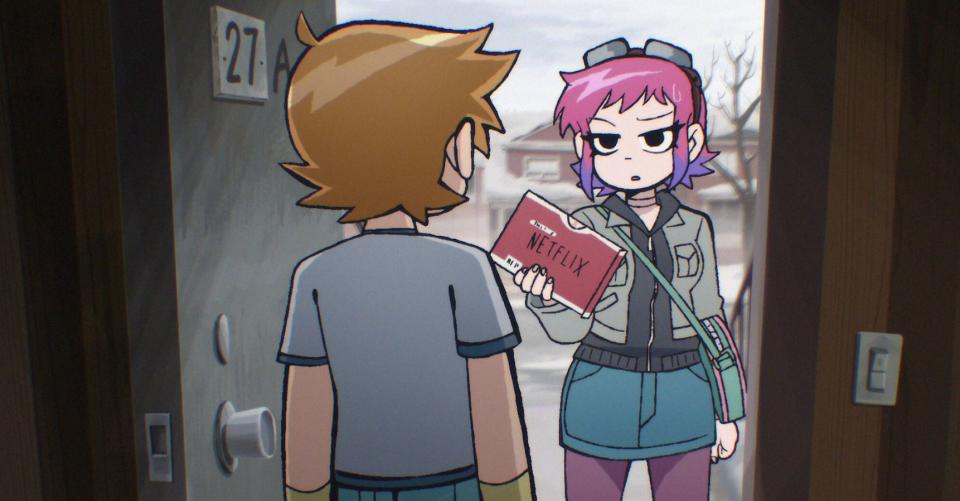 Scott Pilgrim, Ramona Flowers y el resto de personajes originales están en el anime de Netflix