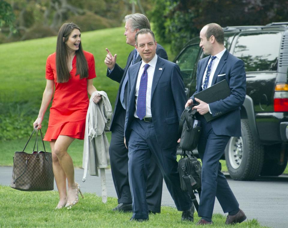 hope hicks steve bannon reince priebus stephen miller