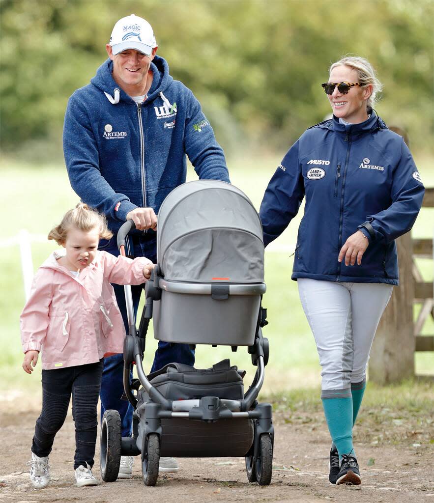 Zara Tindall, Mike Tindall, Mia Tindall, Lena Tindall