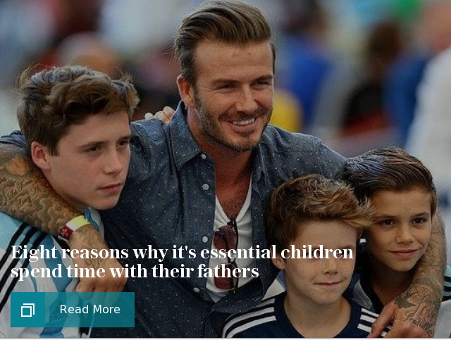 Seven reasons why it's essential children spend time with their fathers