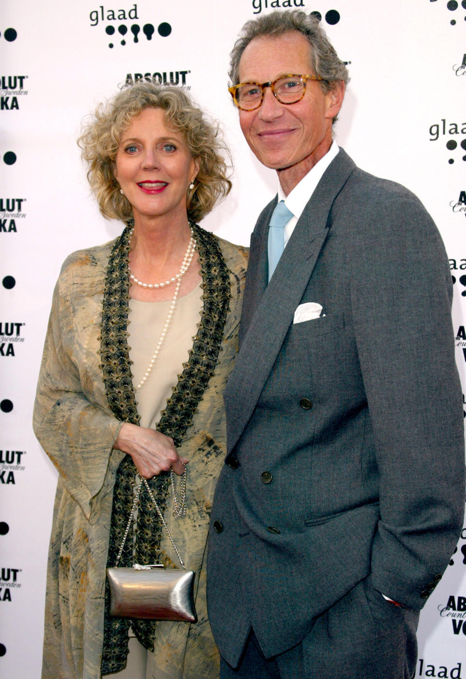 Blythe Danner and Bruce Paltrow during The 13th Annual GLAAD Media Awards in Los Angeles. (Ron Galella Collection via Getty Images)