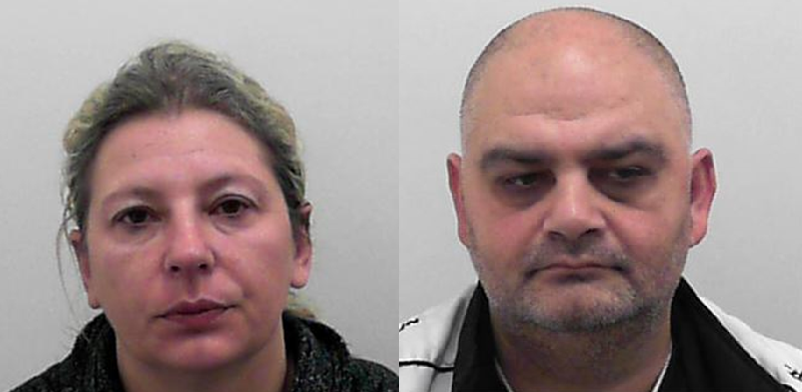 A mugshot of Joanna Gomulksa and Maros Tancos. (National Crime Agency) 