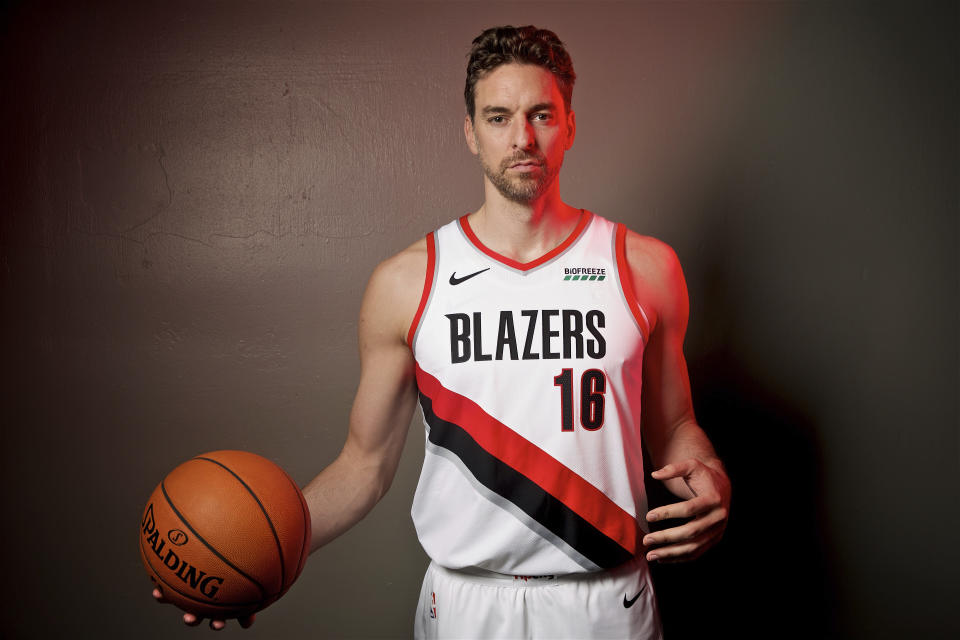 After undergoing season-ending surgery last year, Pau Gasol is nearly back to his old self now with the Portland Trail Blazers.