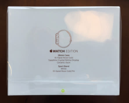 Apple Watch Edition 首次開箱: 獨有超美充電盒子及 2 個額外內容 [影片]