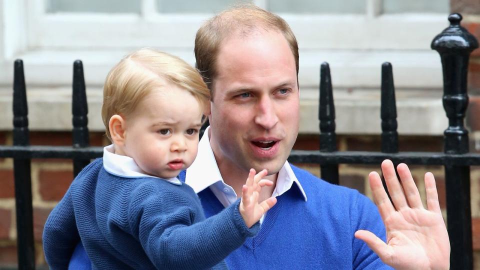 Prince William and Prince George. Photo by Chris Jackson/Getty Images.