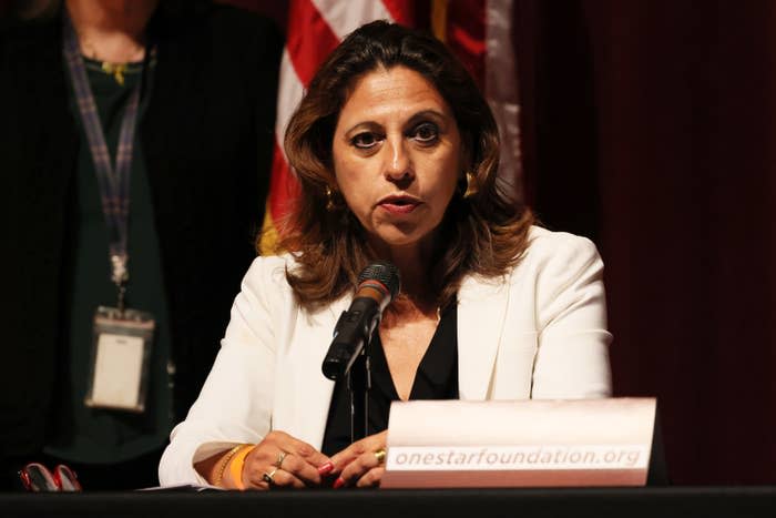 District Attorney Christina Mitchell during a May 27 press conference in Uvalde, Texas